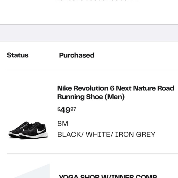 EUC Nike Revolution 6 Nature Road Running Shoe - Picture 5 of 6